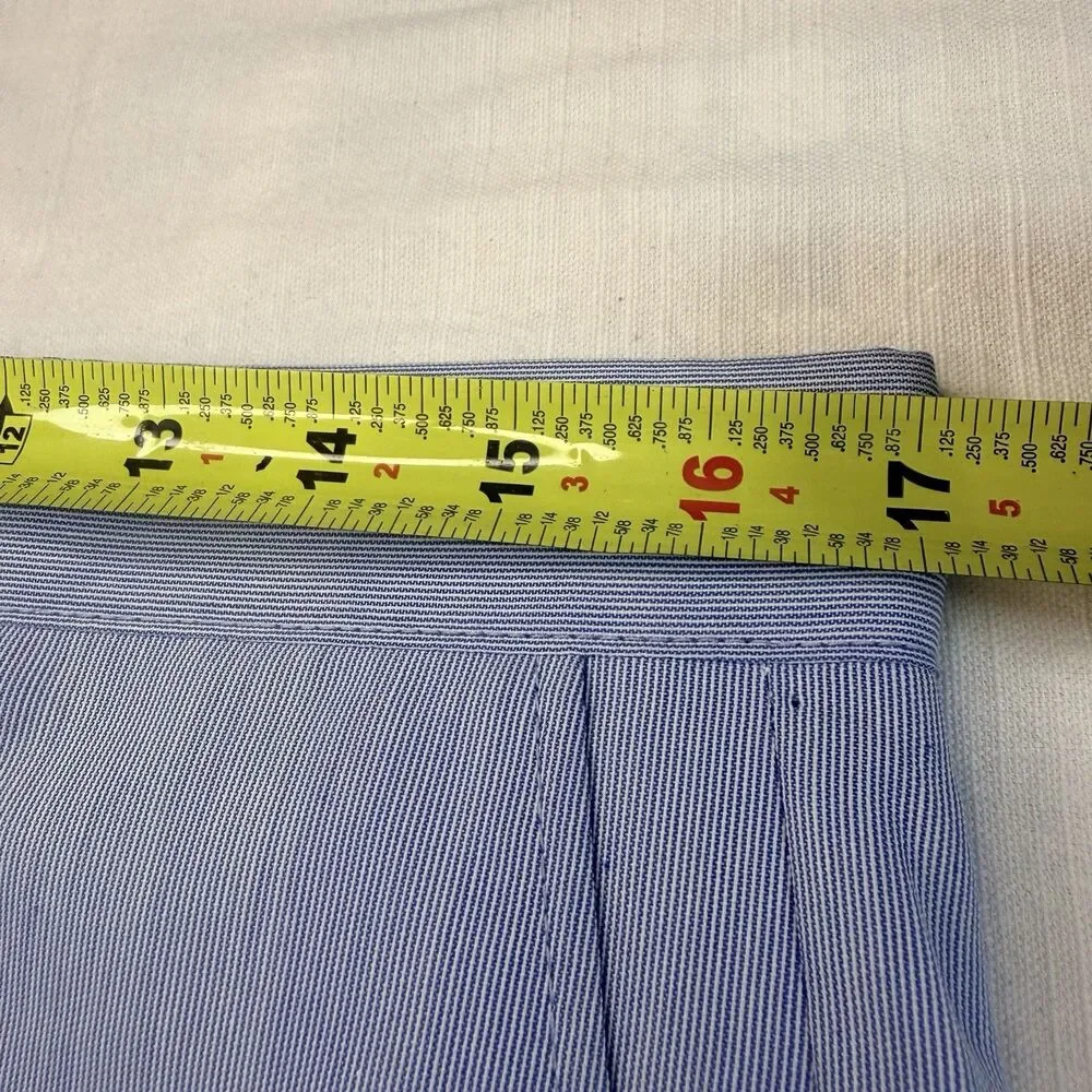 Vintage Sansabelt Golf Men’s Blue Seersucker Dress Pants 34